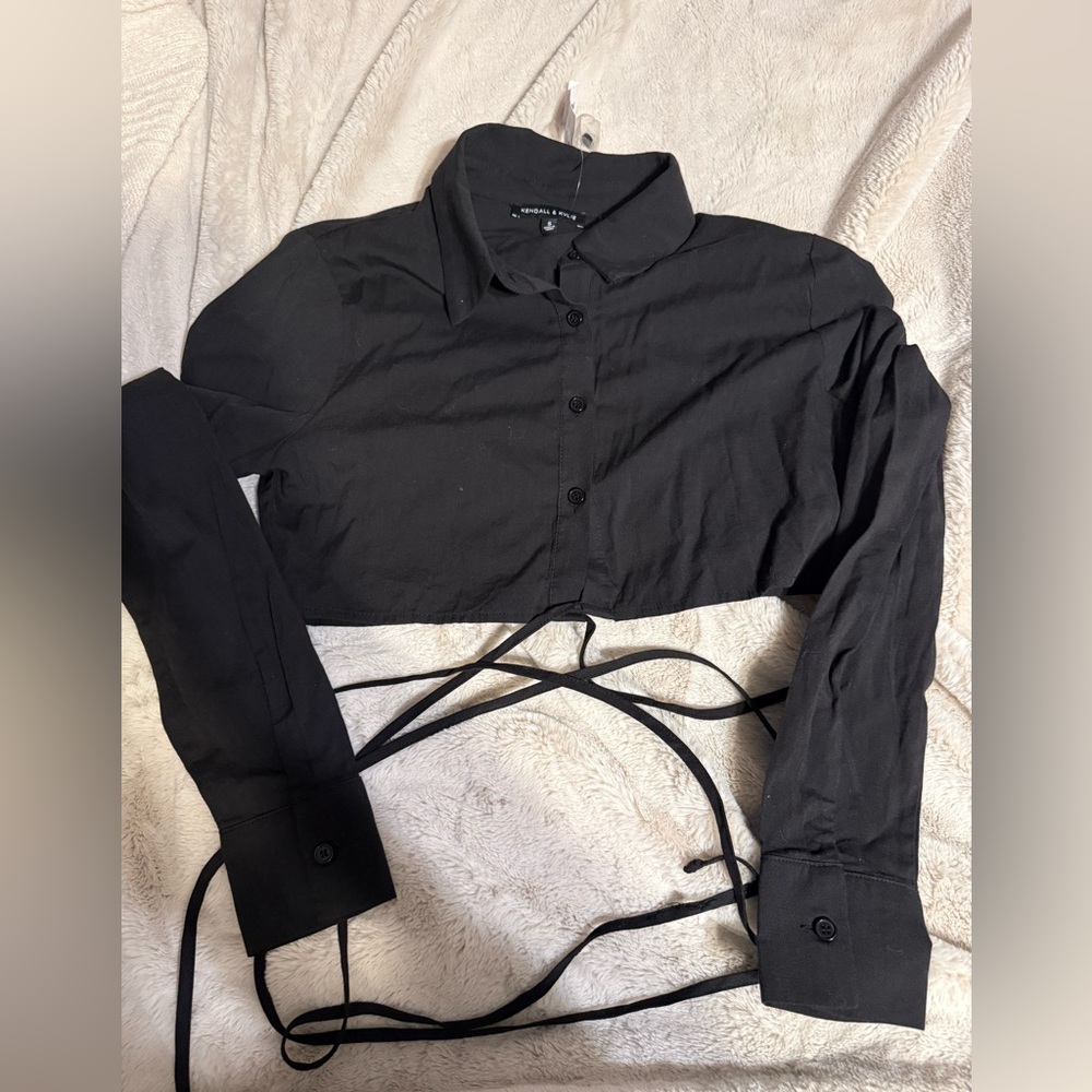pacsun wrap around top